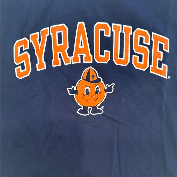 Jerzees Syracuse Orange  Kids T-Shirt - Dark Blue and Orange - Picture 5 of 7